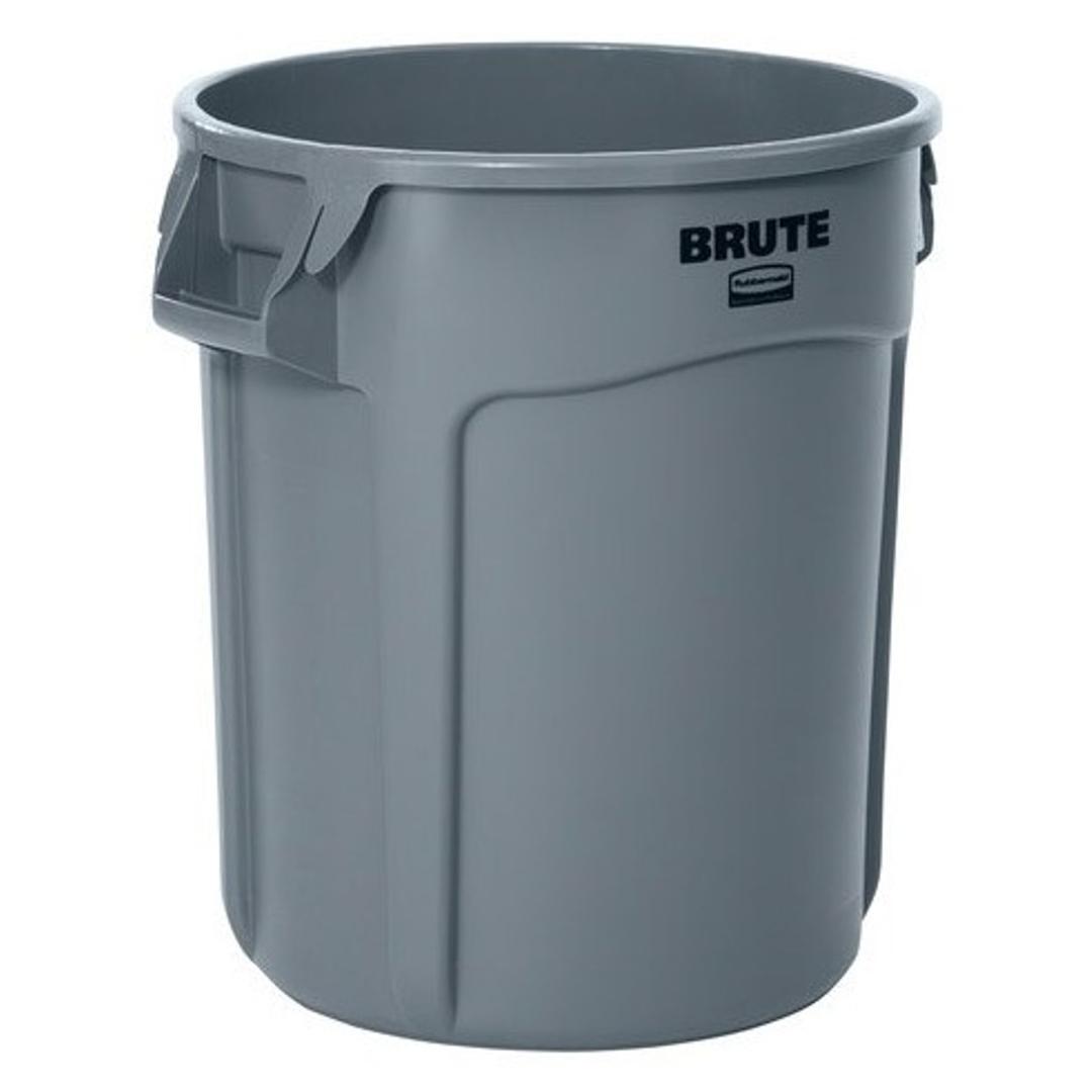 Collecteur de déchets rond ventilé, 37,9 à 208,2 litres BRUTE ventilé RUBBERMAID - Collecteur Rubbermaid BRUTE ventilé 75,7 litres gris, vue d'ensemble