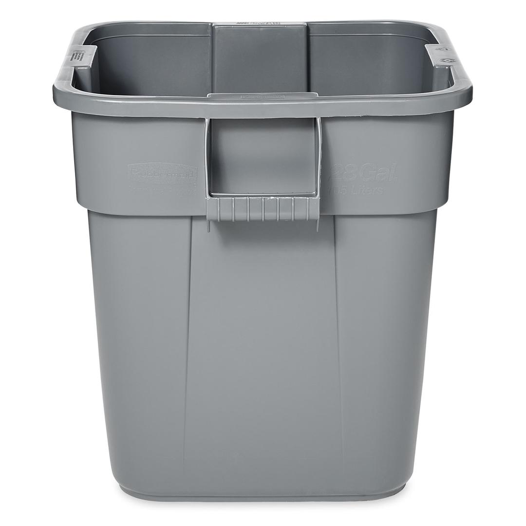 Collecteur de déchets carré, 106 ou 151,4 litres BRUTE carré RUBBERMAID - Collecteur Rubbermaid BRUTE carré 106 litres, autre vue