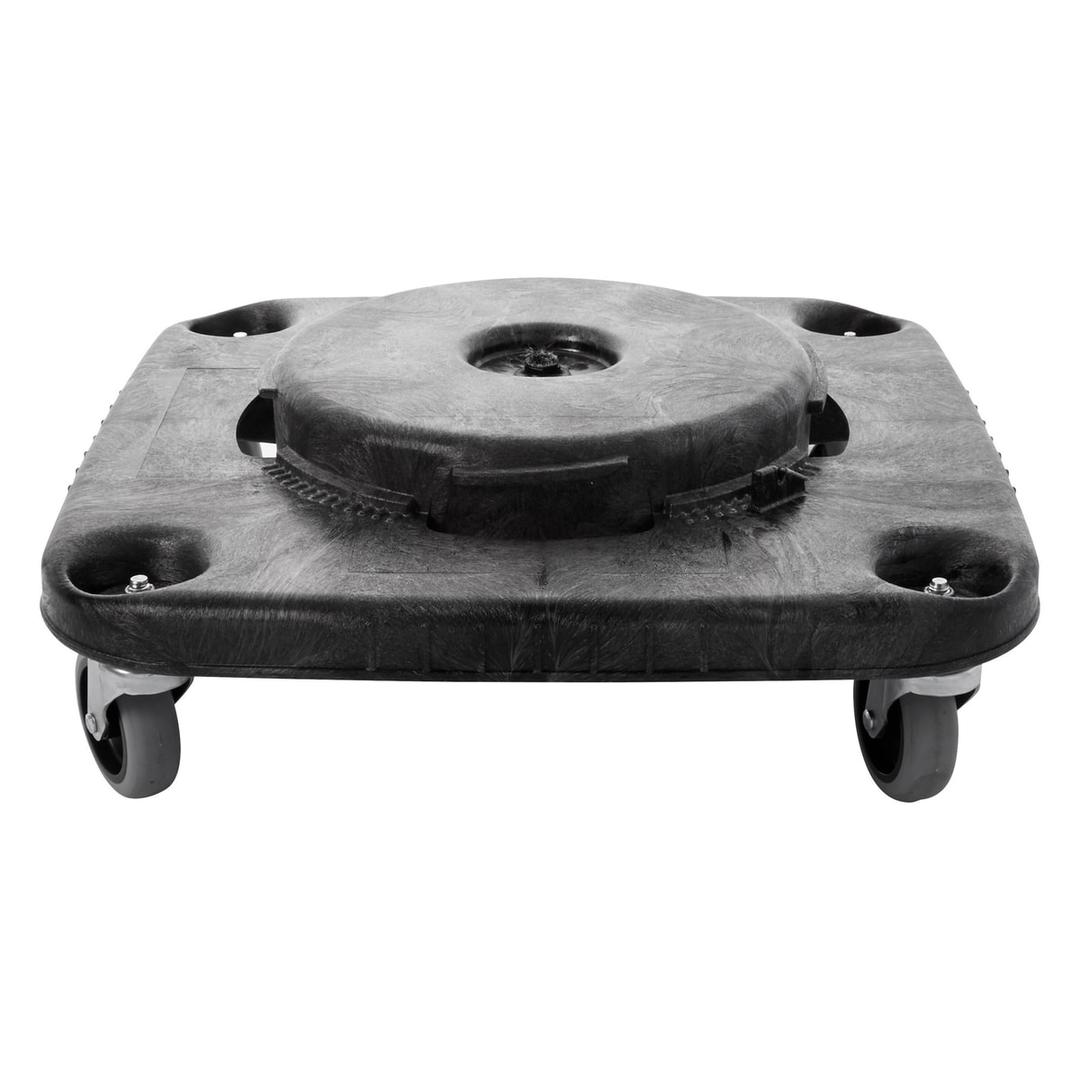 Chariot à roulettes pour collecteur BRUTE carré BRUTE chariot carré RUBBERMAID - Chariot à roulettes Rubbermaid BRUTE carré, autre vue