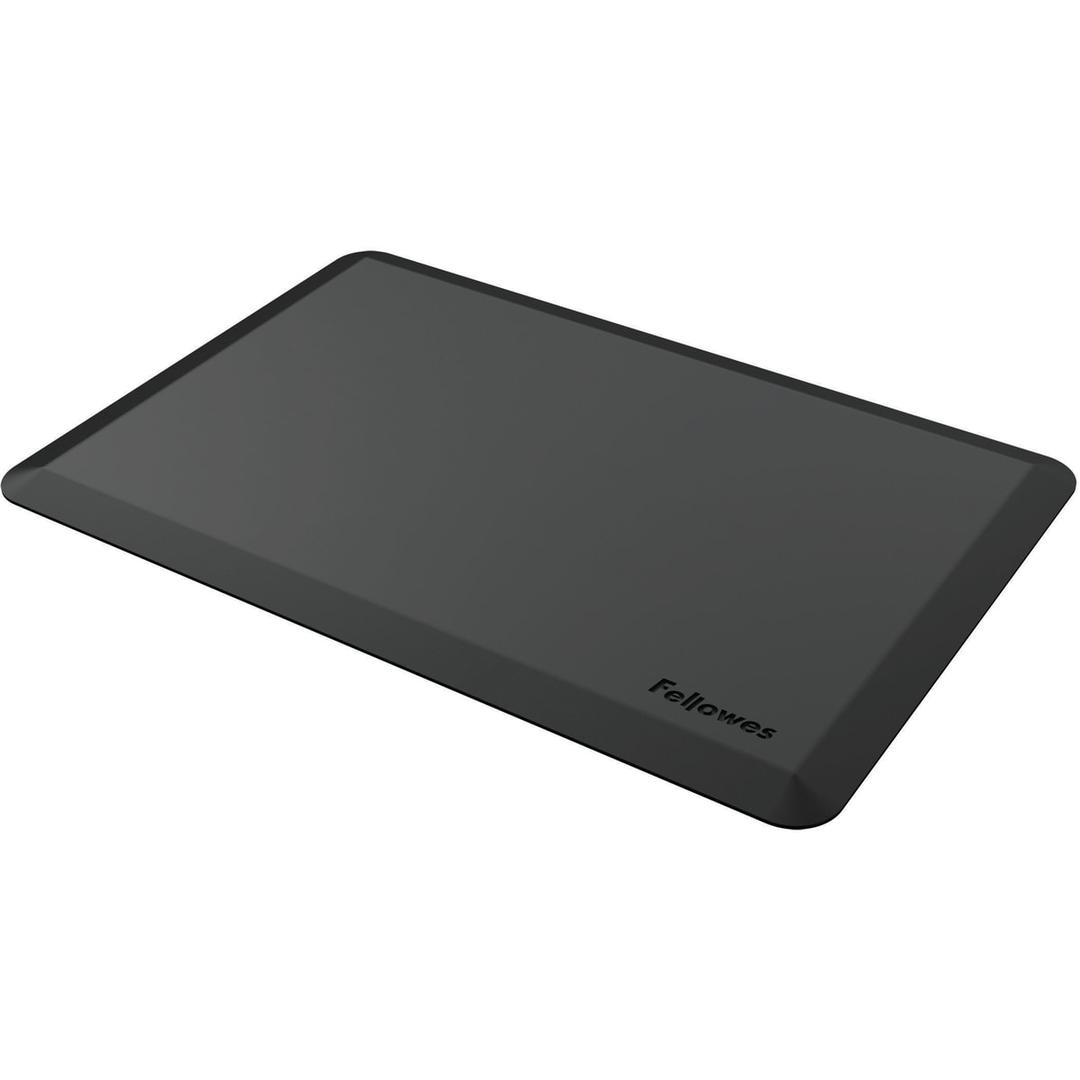 Tapis anti-fatigue à bords biseautés Everyday FELLOWES - Tapis anti-fatigue Fellowes Everyday noir, vue de côté