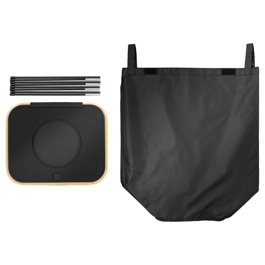 Collecteur de bouteilles pliable, 100 litres the bottle stash HELIT - Collecteur de bouteilles helit the bottle stash noir, armature, couvercle et sac démontés