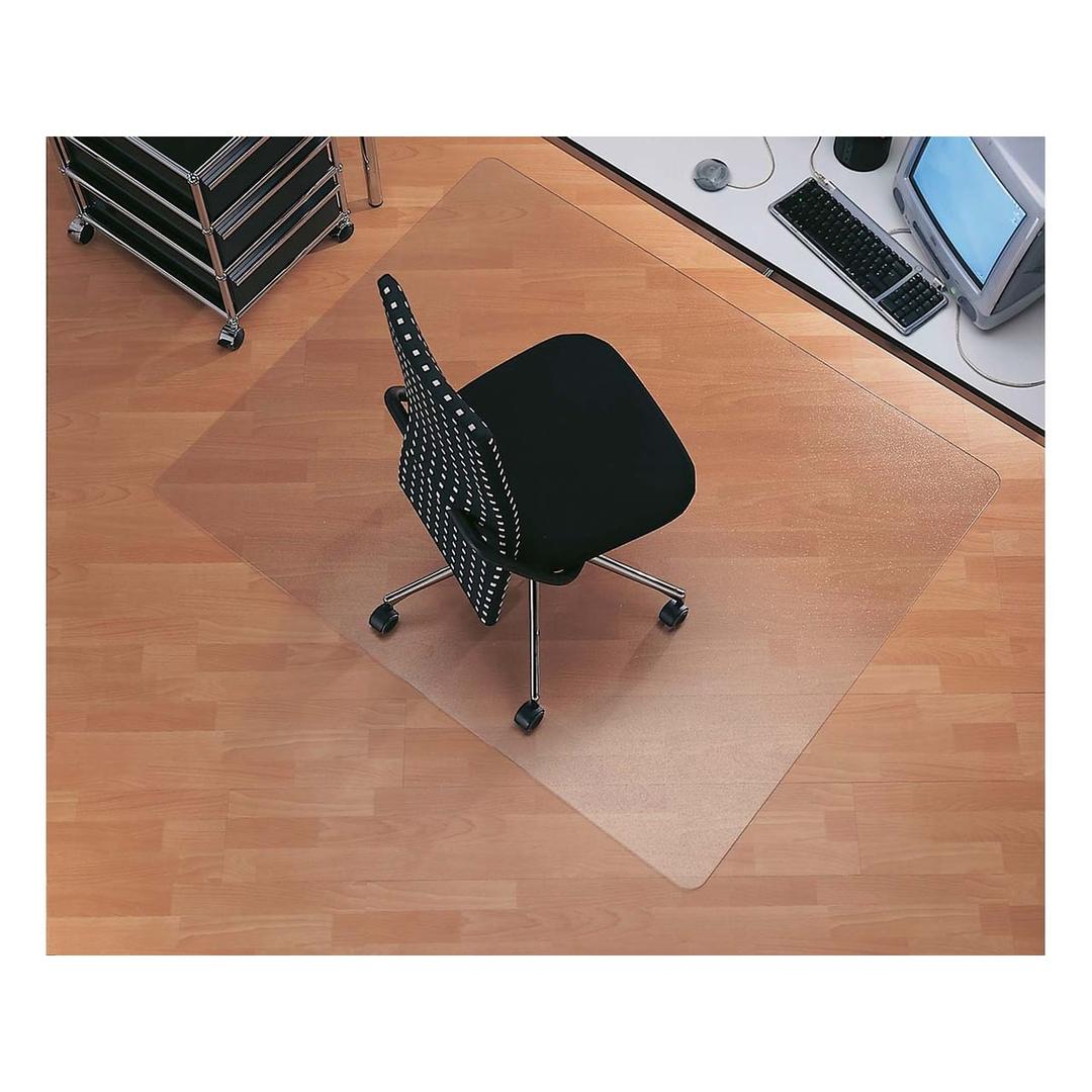 Tapis de sol de bureau en PET, 1,8 mm Duragrip Meta pour sol dur RS OFFICE - Tapis de sol RS Office Duragrip Meta posé sur un parquet