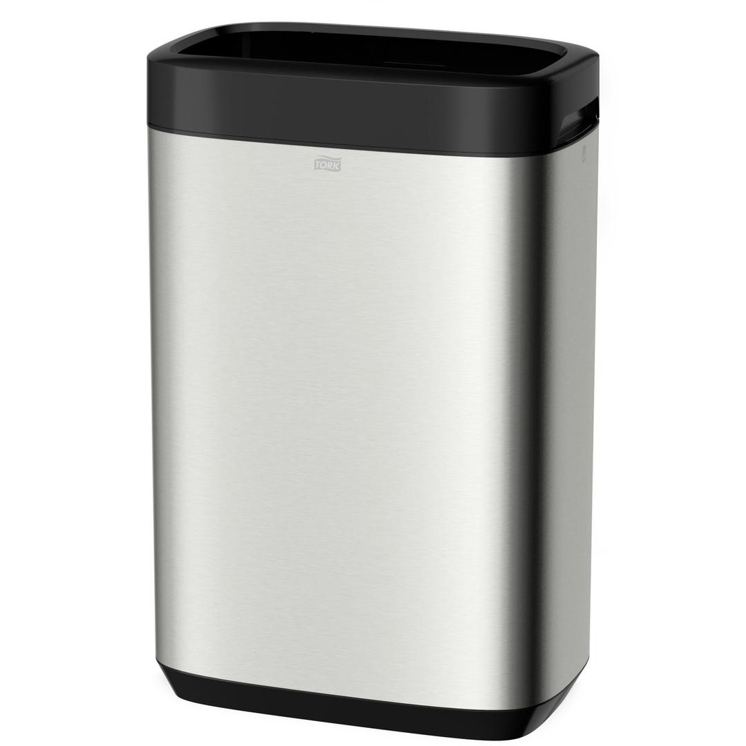 Poubelle en inox pour sanitaires, murale ou au sol, 50 litres Image Line 50 litres TORK - Poubelle Tork Image Line 50 litres en inox, vue de face