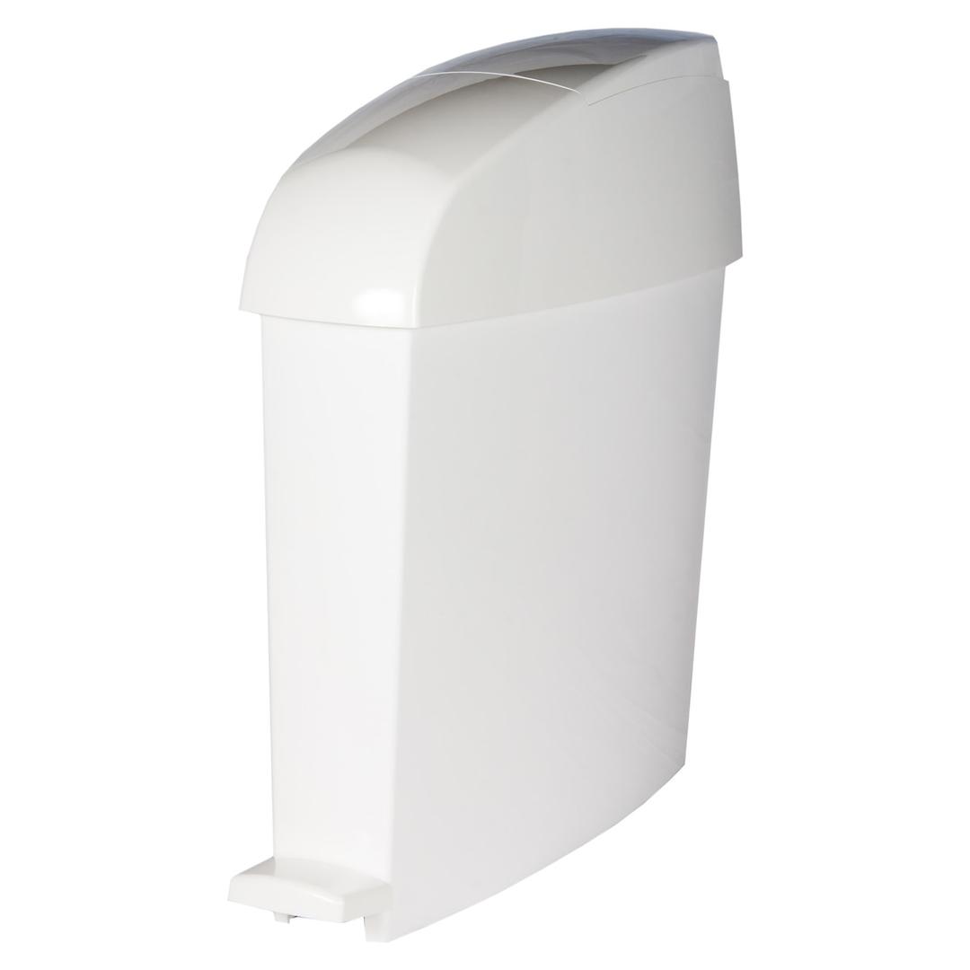 Poubelle sanitaire à pédale, 12 litres poubelle sanitaire 12 litres RUBBERMAID - Poubelle sanitaire à pédale Rubbermaid 12 litres blanche