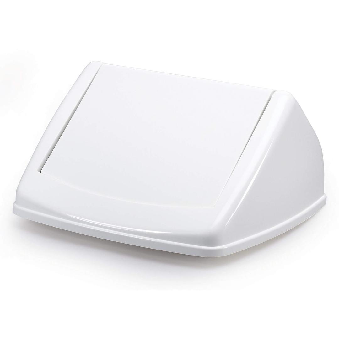 Couvercle à clapet pour poubelle DURABIN SQUARE 40 DURABIN FLIP LID SQUARE 40 DURABLE - Couvercle DURABLE DURABIN FLIP LID SQUARE 40 blanc, vue d'ensemble