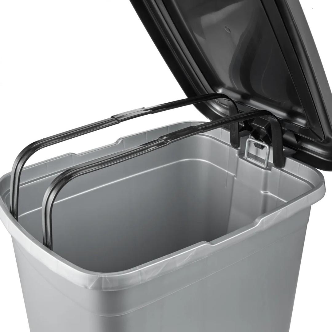 Poubelle à pédale en plastique, 40 litres Poubelle à pédale olaf 40 litres KEEEPER - Seau intérieur de la poubelle keeeper olaf 40 litres