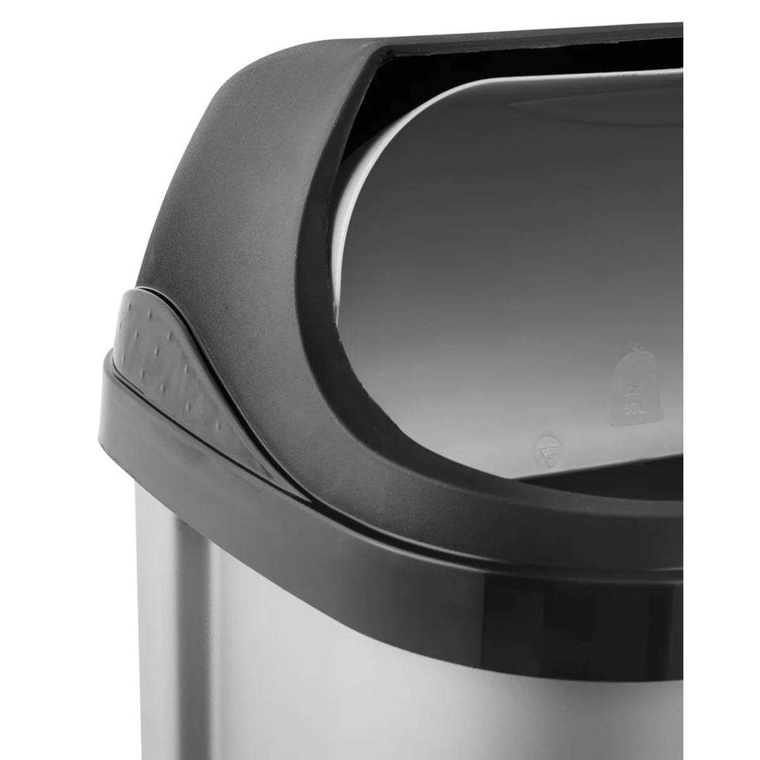 Poubelle à couvercle à tambour, 50 litres Poubelle à couvercle à tambour rasmus 50 litres KEEEPER - Couvercle à tambour de la poubelle keeeper rasmus