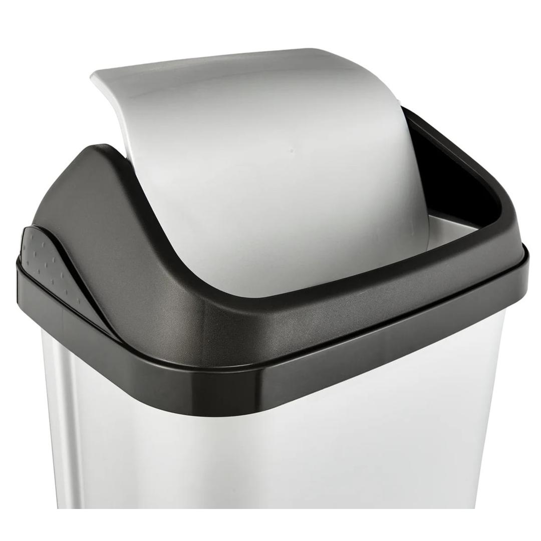 Poubelle à couvercle basculant, de 10 à 50 litres Poubelle à couvercle basculant swantje KEEEPER - Poubelle à couvercle basculant keeeper swantje 25 litres, couvercle basculé
