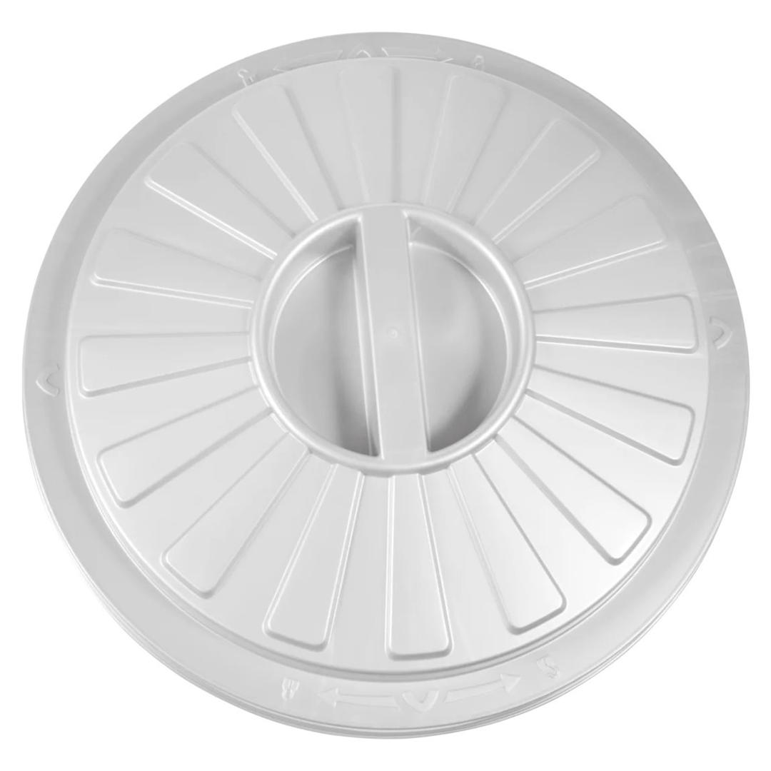 Poubelle à couvercle vissant étanche aux odeurs, 23 litres Poubelle à couvercle vissant mats 23 litres KEEEPER - Couvercle vissant de la poubelle keeeper mats argent