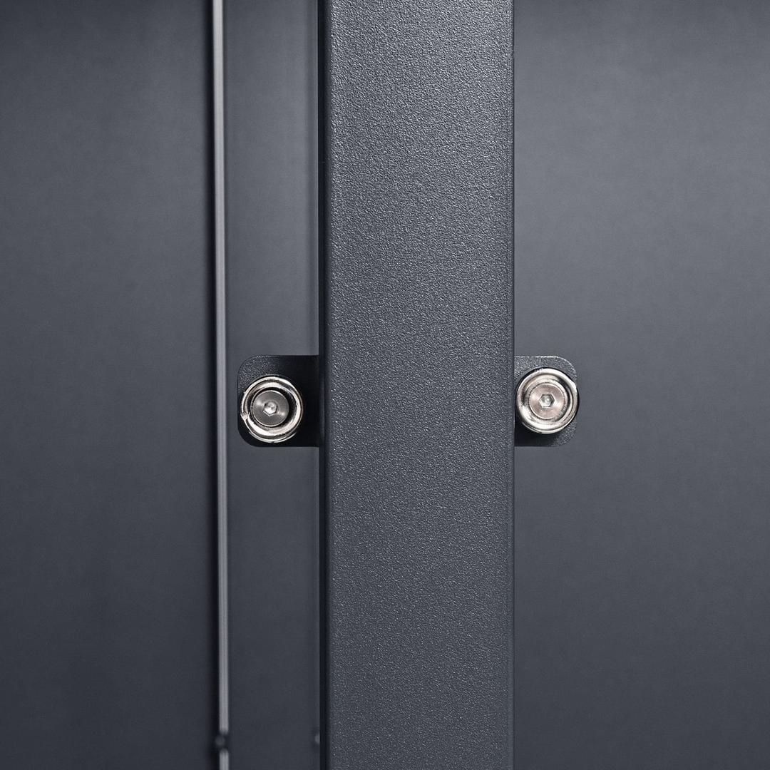 Abri pour une poubelle, bacs jusqu'à 240 litres GB1168 PHOENIX - Abri pour une poubelle Phoenix GB1168, flanc préparé pour l'assemblage