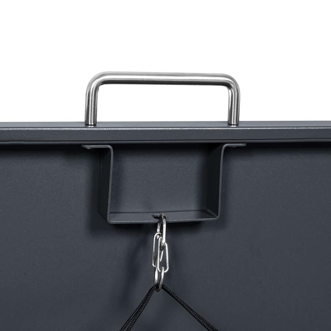 Abri pour trois poubelles, bacs jusqu'à 240 litres GB3320 PHOENIX - Abri pour trois poubelles Phoenix GB3320 anthracite, poignée et cordelette du couvercle