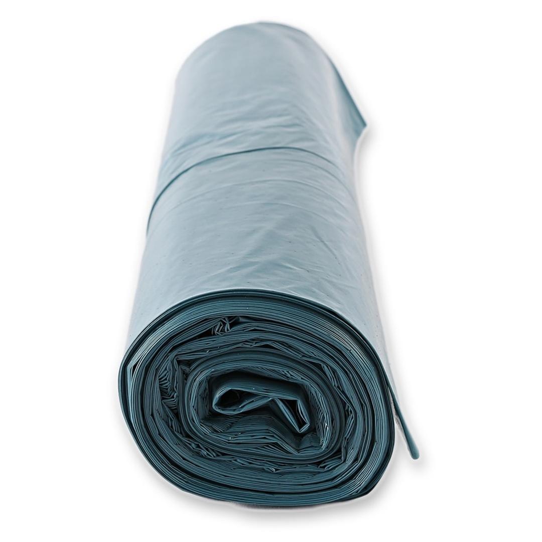 Rouleau de 25 sacs en PEBD recyclé de 35 microns Sacs poubelle Eco 120 litres HYGOCLEAN - Rouleau de sacs poubelle HYGOCLEAN Eco 120 litres bleus, debout