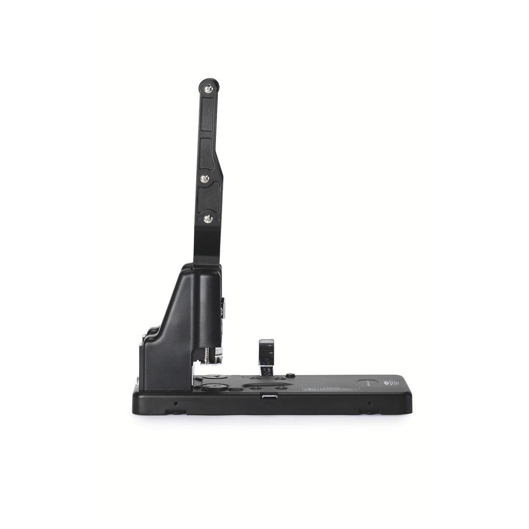 Perforateur 2 trous Rexel HD2300 vu de profil.