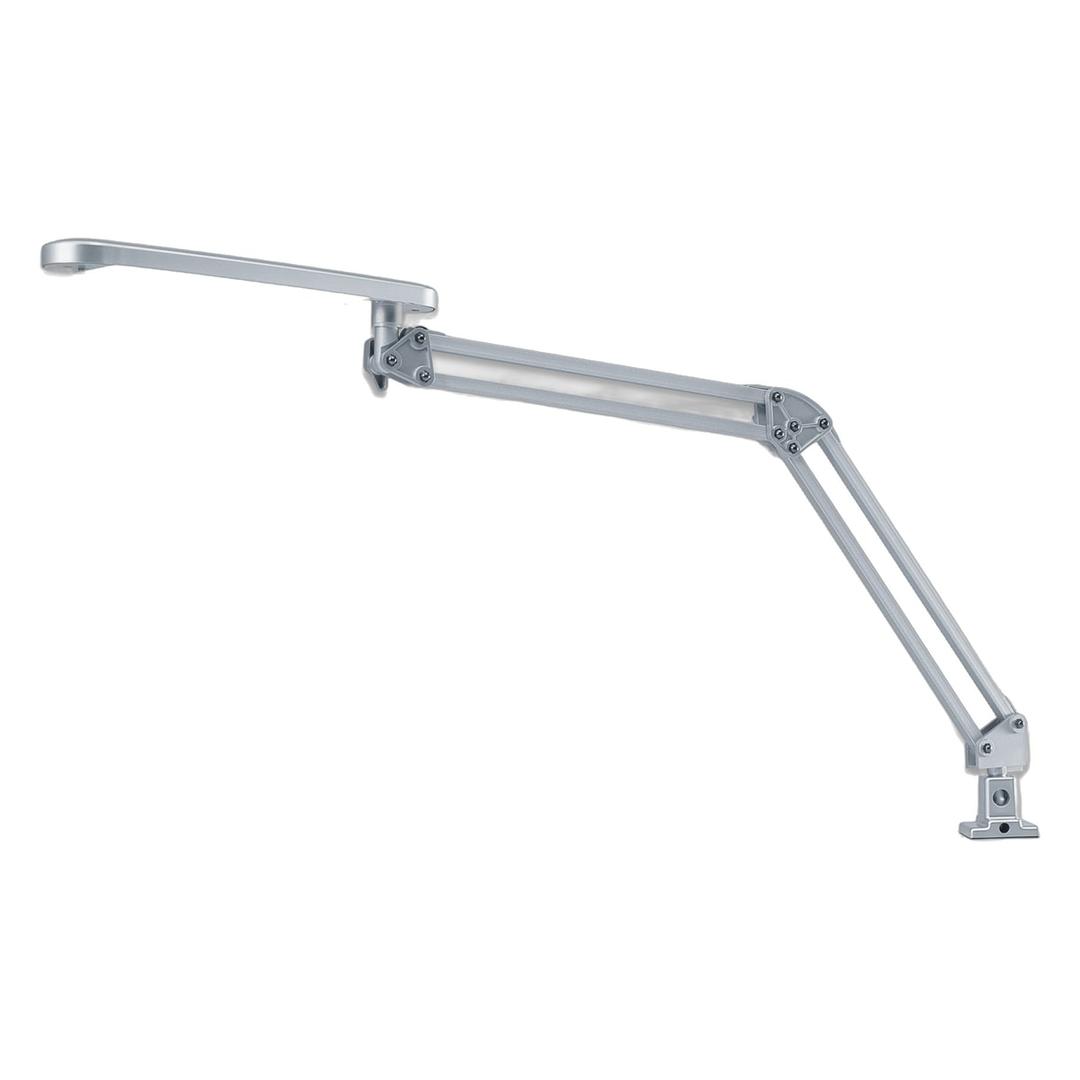 Lampe de bureau LED à pince, bras articulé 4 Stars HANSA - Lampe de bureau LED à pince Hansa 4 Stars argent, bras articulé