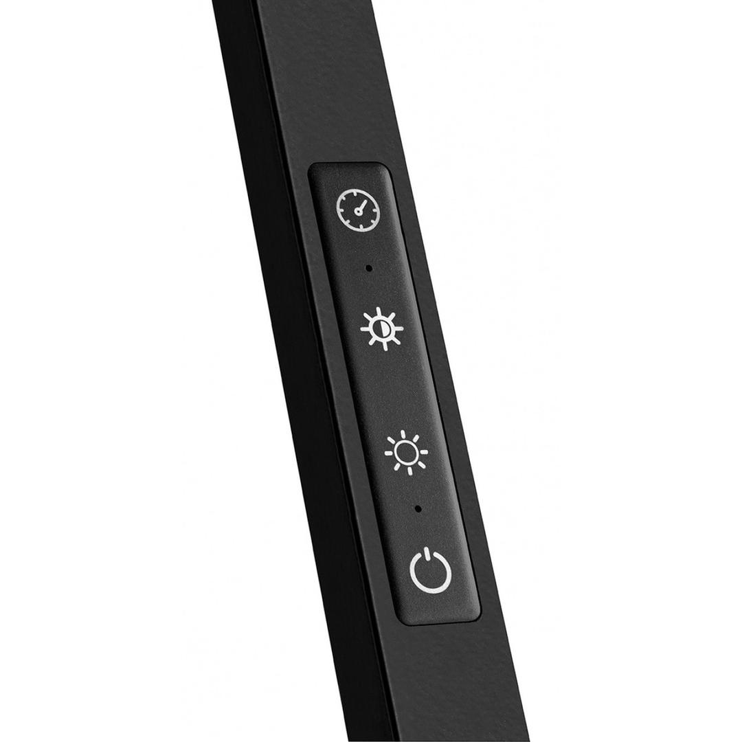 Lampe de bureau LED, double bras articulé, minuteur Giant CEP - Touches tactiles sur le bras de la lampe CEP Giant noire