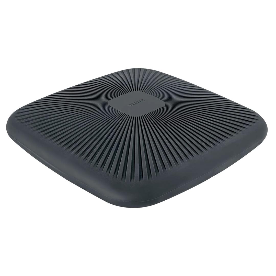 Gonflable, sans housse, gris foncé Coussin d'assise dynamique Ergo Active Balance LEITZ - Coussin d'assise dynamique LEITZ Ergo Active Balance gonflable gris foncé