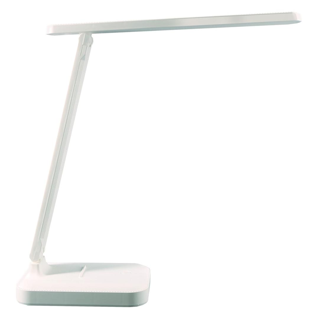 Lampe de bureau LED rechargeable, pliante, support de téléphone KAPA UNILUX - Lampe de bureau LED rechargeable UNILUX KAPA blanche