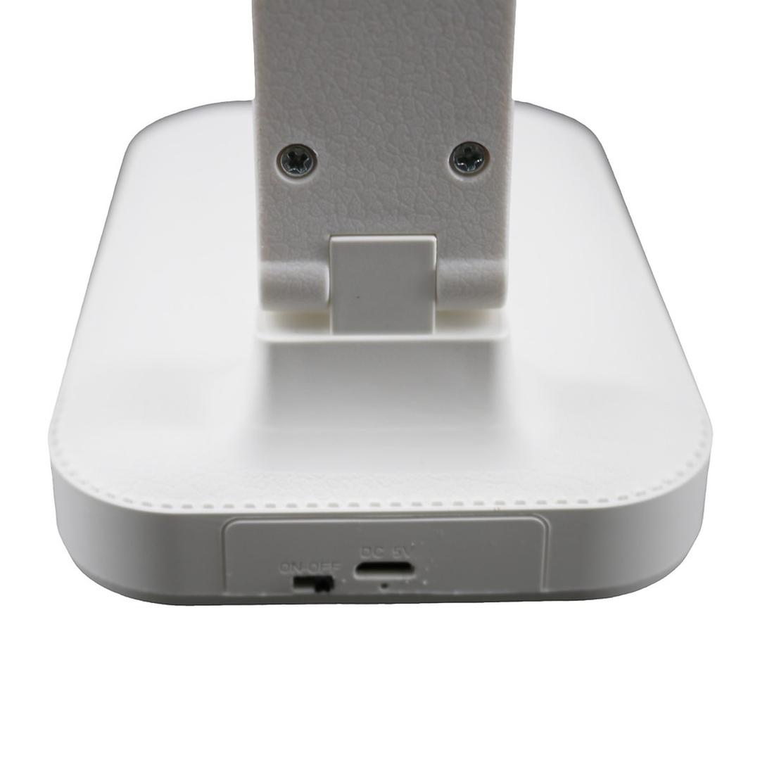 Lampe de bureau LED rechargeable, pliante, support de téléphone KAPA UNILUX - Socle de la lampe UNILUX KAPA avec sa prise de charge