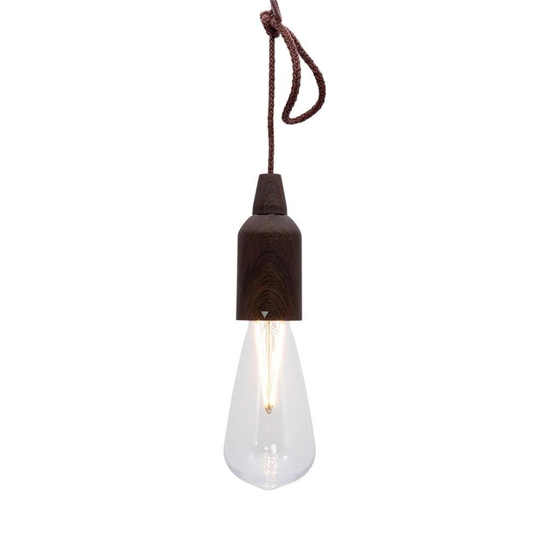 Lampes LED rechargeables à suspendre, lot de 3 COPENHAGUE SECURIT - Une lampe Securit COPENHAGUE et son cordon
