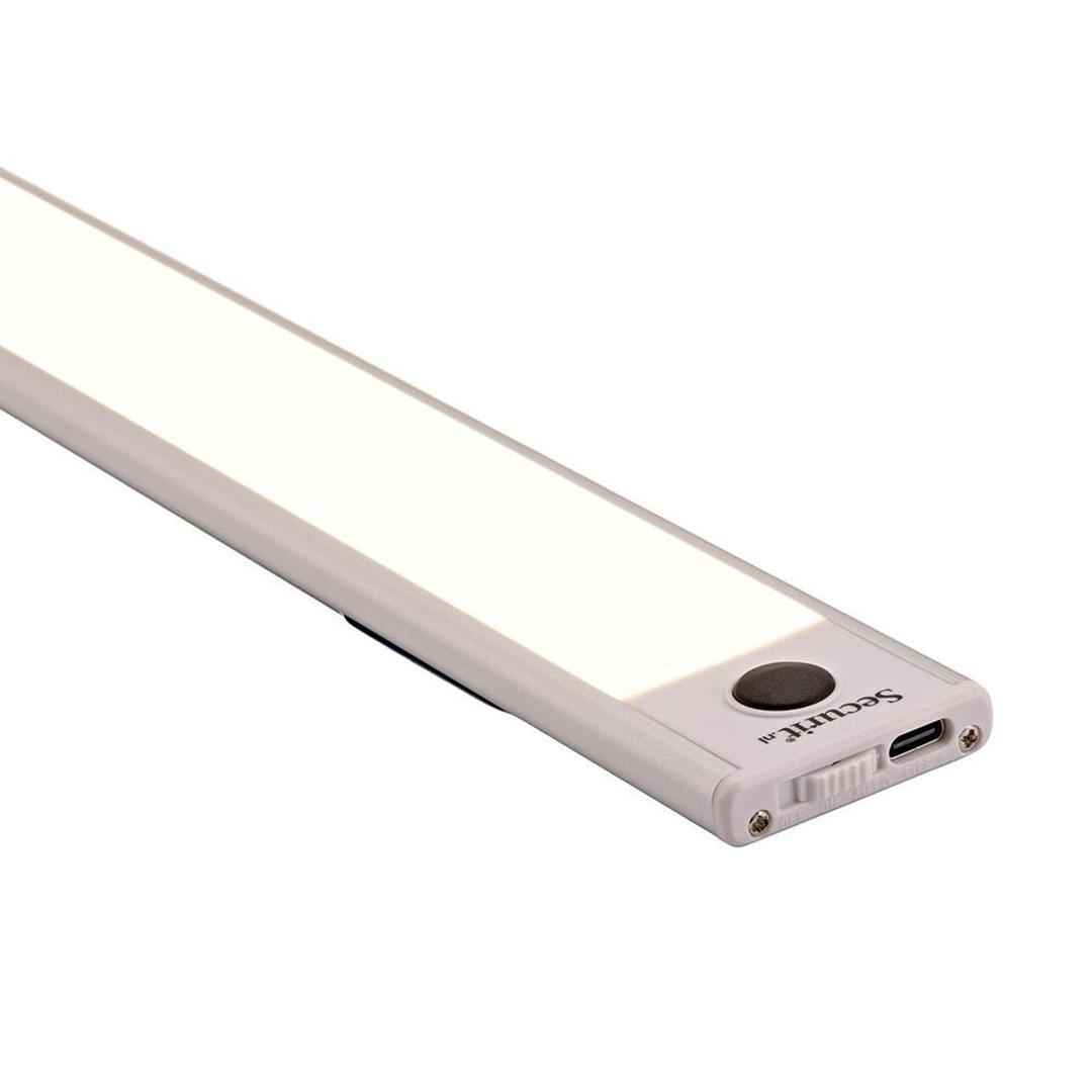Réglette LED rechargeable pour parasol, 3 teintes BERLIN SECURIT - Prise USB-C au bout de la réglette Securit BERLIN