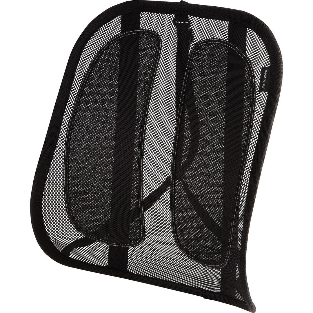 Fixation Tri-Tensioning, noir Support dorsal en maille Office Suites FELLOWES - Support dorsal en maille Fellowes Office Suites noir
