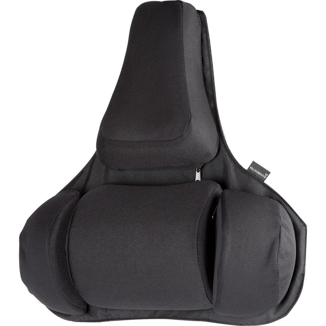3 sections lombaires et coussin haut du dos, noir Support dorsal Professional Series FELLOWES - Support dorsal Fellowes Professional Series à mémoire de forme