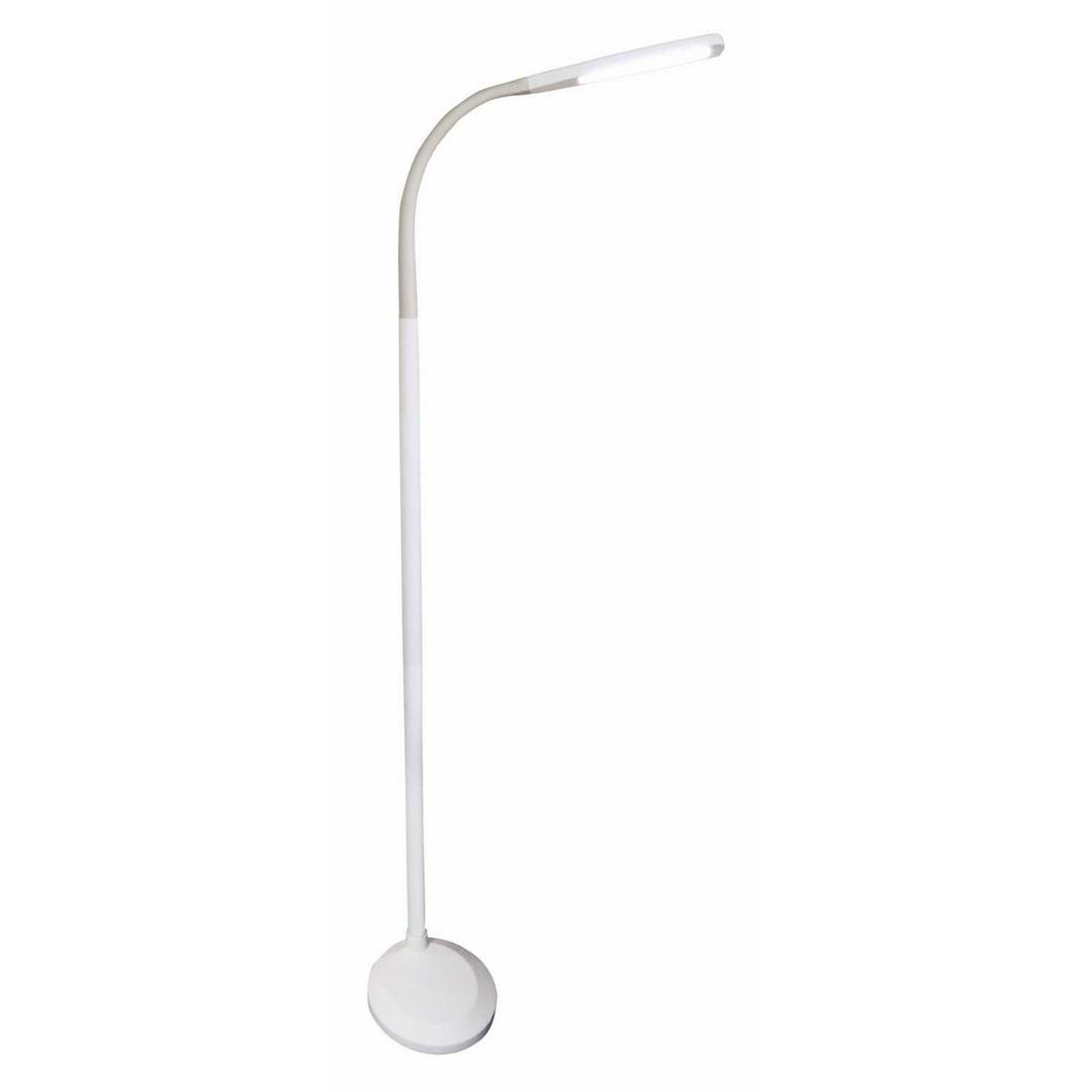 4 teintes de lumière, 178 cm Lampadaire LED à col flexible KLEIBER - Lampadaire LED KLEIBER blanc à col flexible