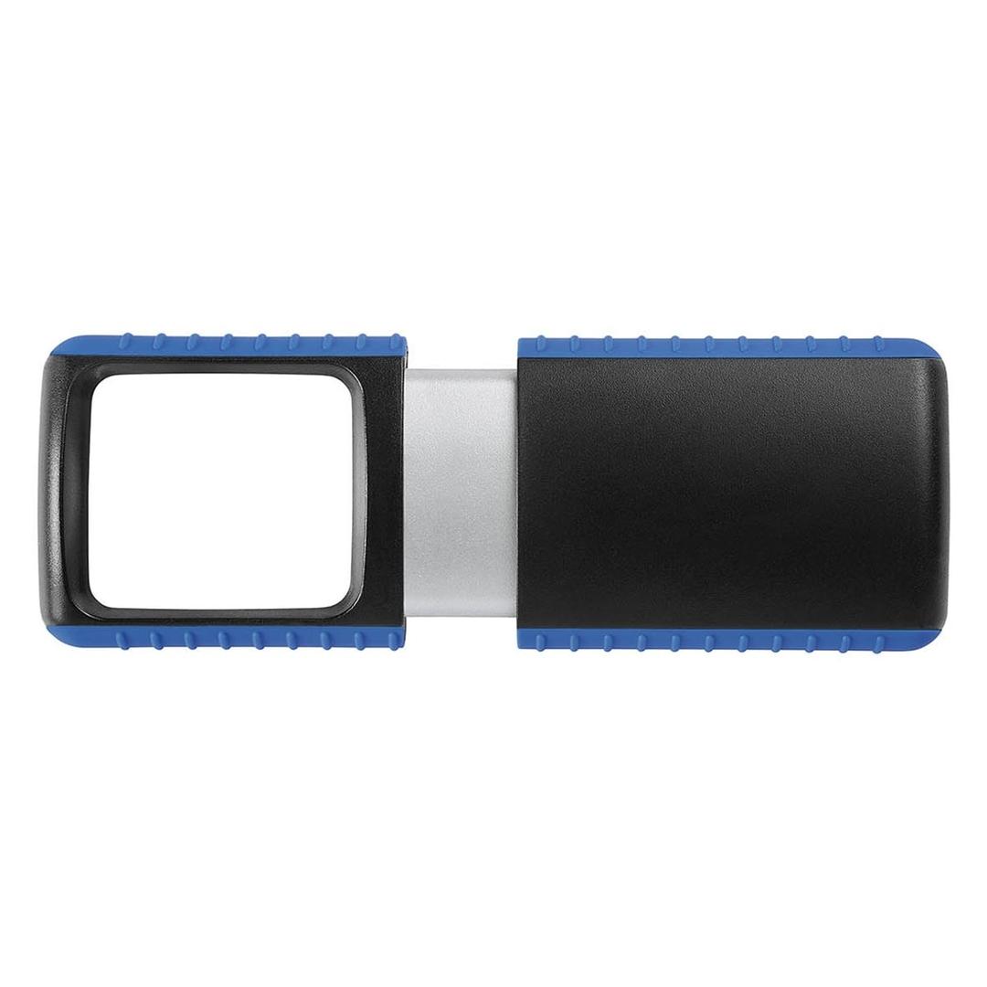 Coulissante, x 3, boîtier antidérapant Loupe de poche éclairée Outdoor WEDO - Loupe de poche éclairée LED WEDO Outdoor noire et bleue, fermée