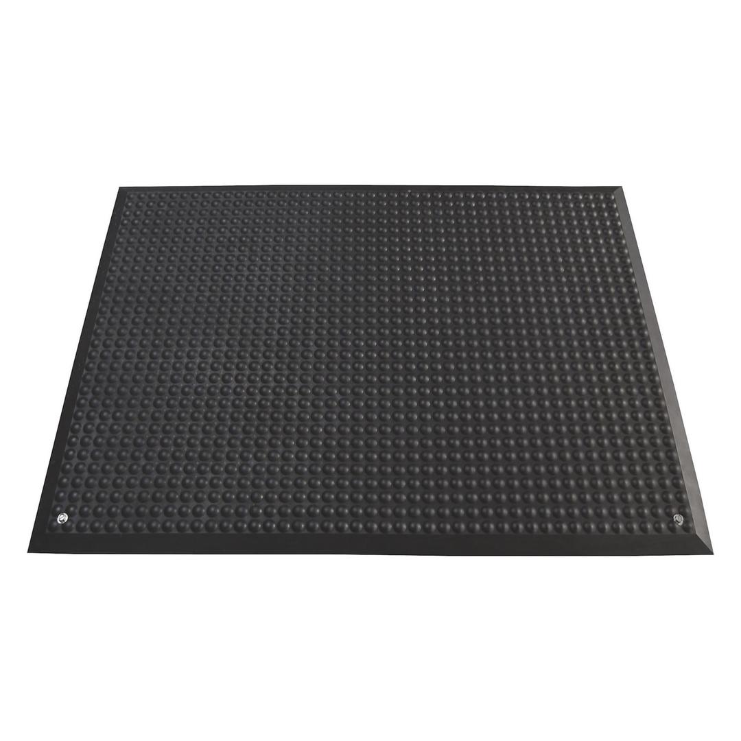 Antistatique ESD, 65 x 95 cm, noir Tapis anti-fatigue Yoga Ergo Stat MILTEX - Tapis anti-fatigue antistatique miltex Yoga Ergo Stat noir, 65 x 95 cm