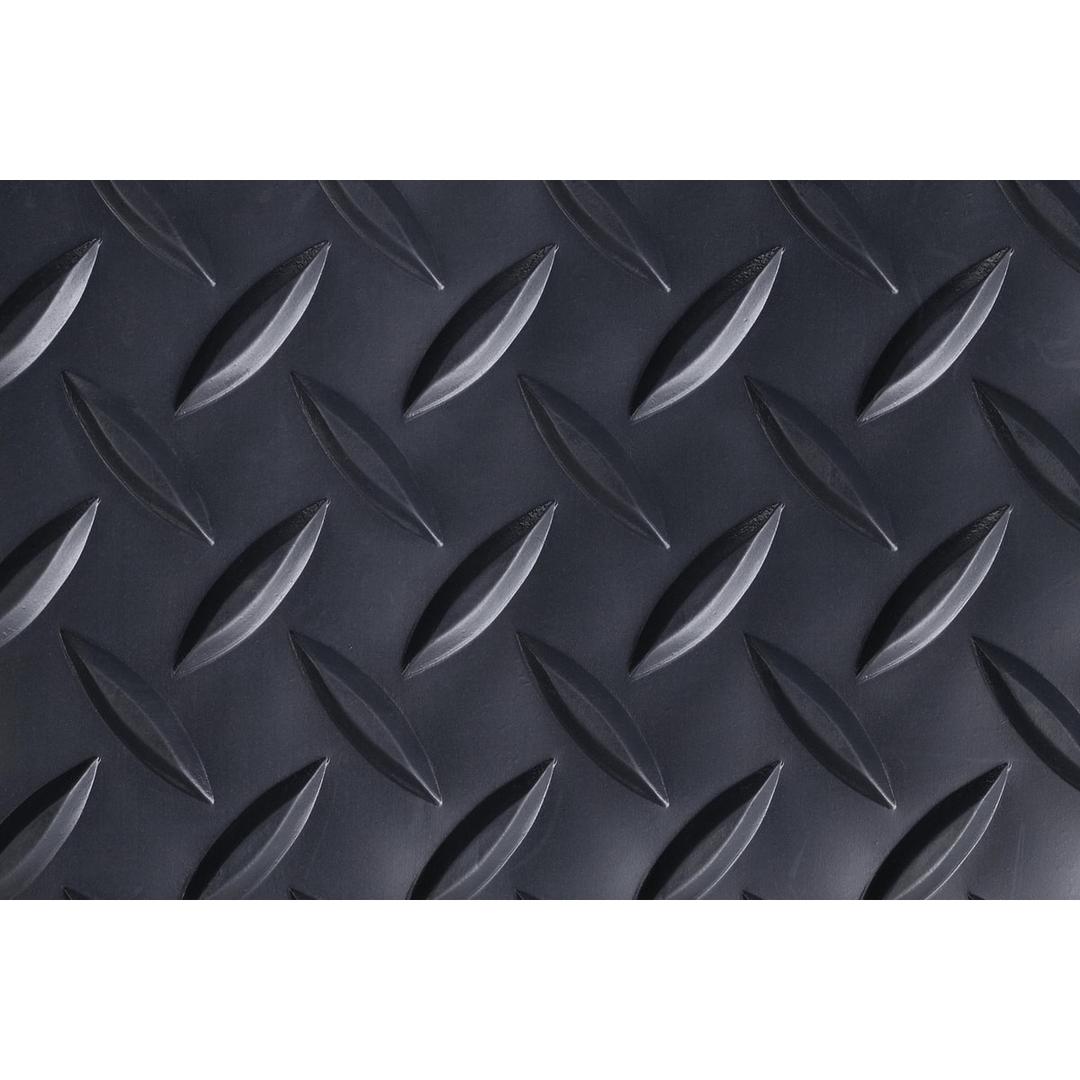 PVC à structure diamant, 60 × 90 cm, noir Tapis anti-fatigue Yoga Deck Ultra MILTEX - Tapis anti-fatigue miltex Yoga Deck Ultra noir, 60 × 90 cm, détail