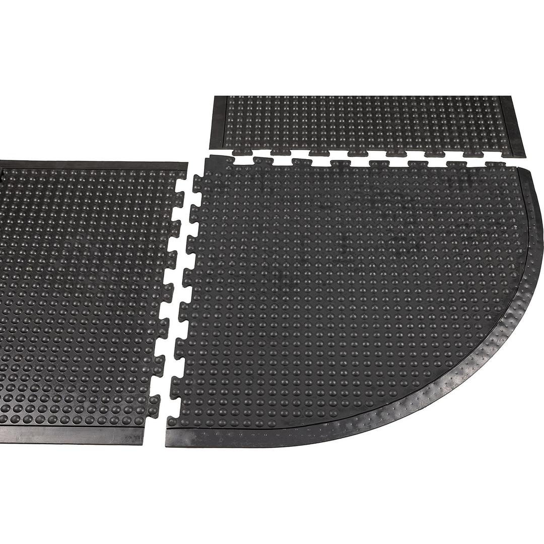 Système modulaire à emboîter, 90 × 90 cm, noir Élément d'angle Yoga Dome Basic MILTEX - Élément d'angle miltex Yoga Dome Basic noir, 90 × 90 cm, détail