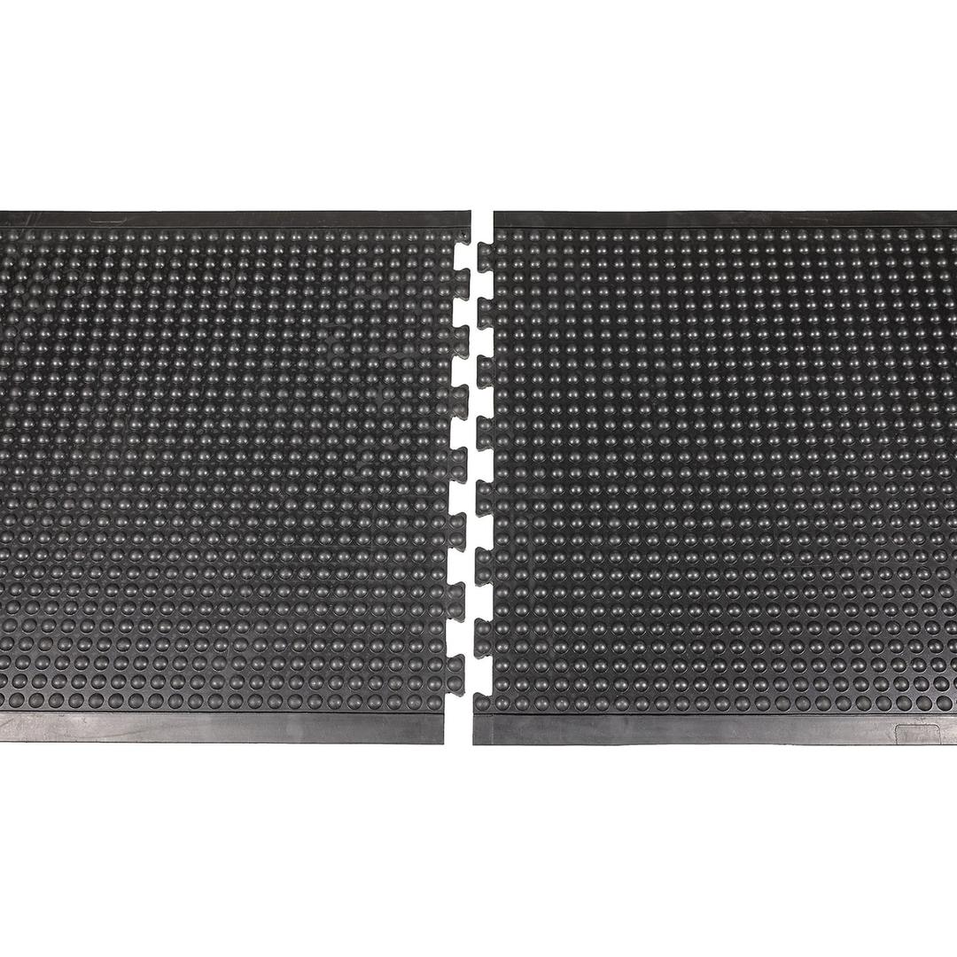 Système modulaire à emboîter, 90 × 120 cm, noir Élément d'extrémité Yoga Dome Basic MILTEX - Élément d'extrémité miltex Yoga Dome Basic noir, 90 × 120 cm, détail