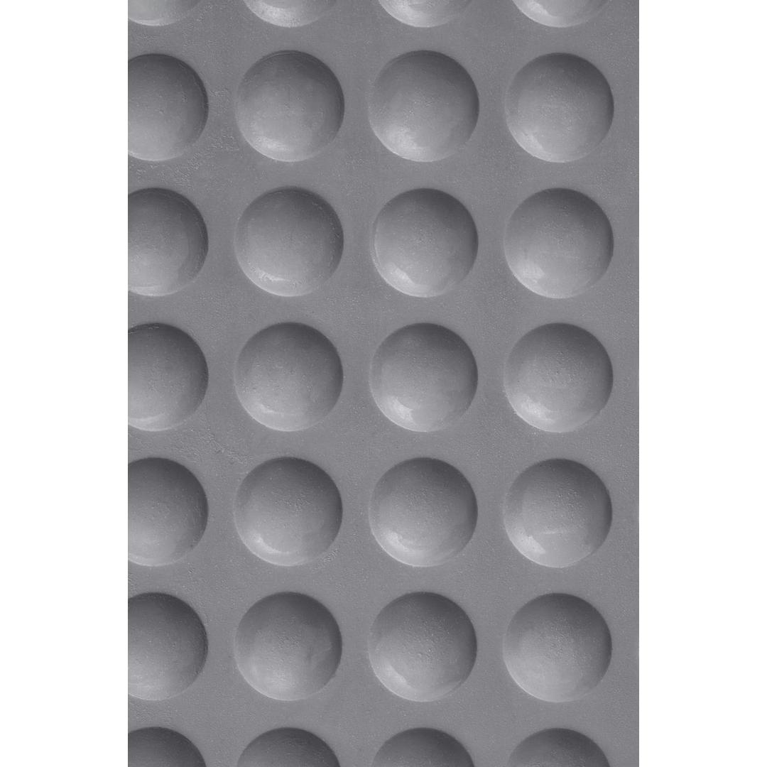 Caoutchouc naturel à picots, 60 × 90 cm, gris Tapis anti-fatigue Yoga Flex Basic MILTEX - Tapis anti-fatigue miltex Yoga Flex Basic gris, 60 × 90 cm, détail