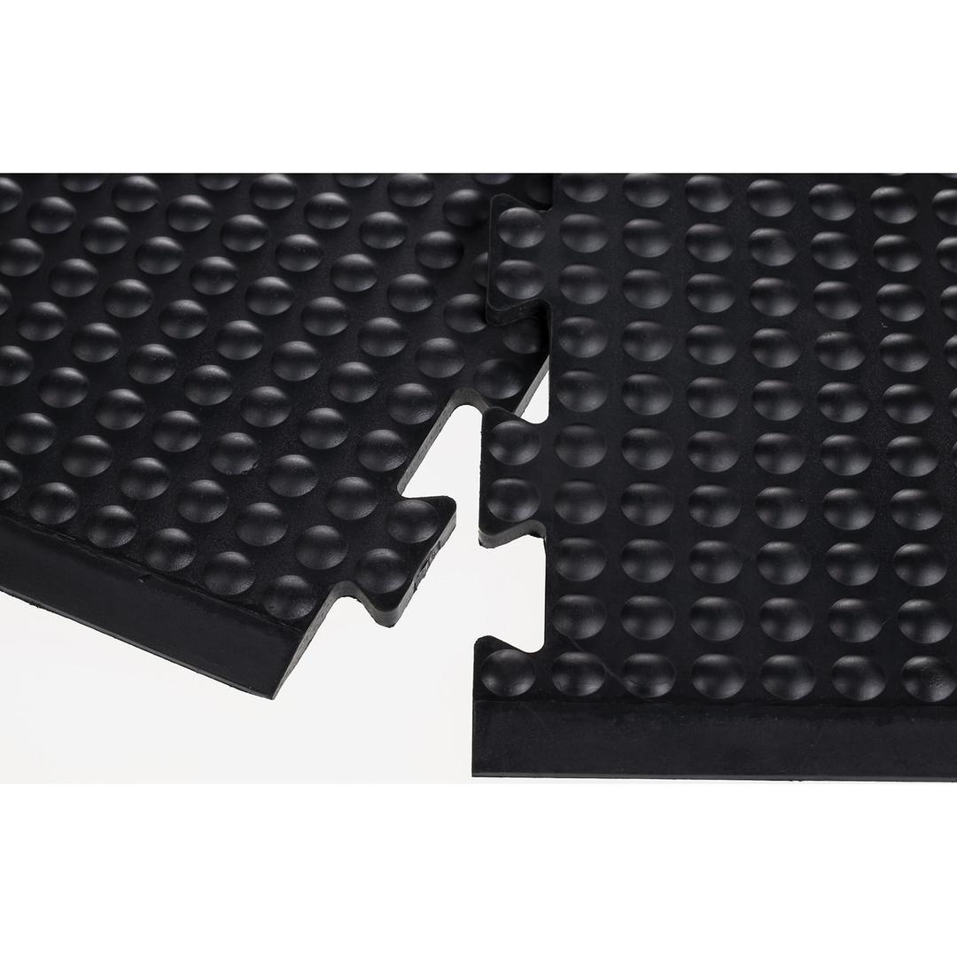 Système à emboîter, 80 × 30 cm, noir, vendu par 2 Élément d'extrémité Yoga Flex Oil MILTEX - Élément d'extrémité miltex Yoga Flex Oil noir, 80 × 30 cm, détail