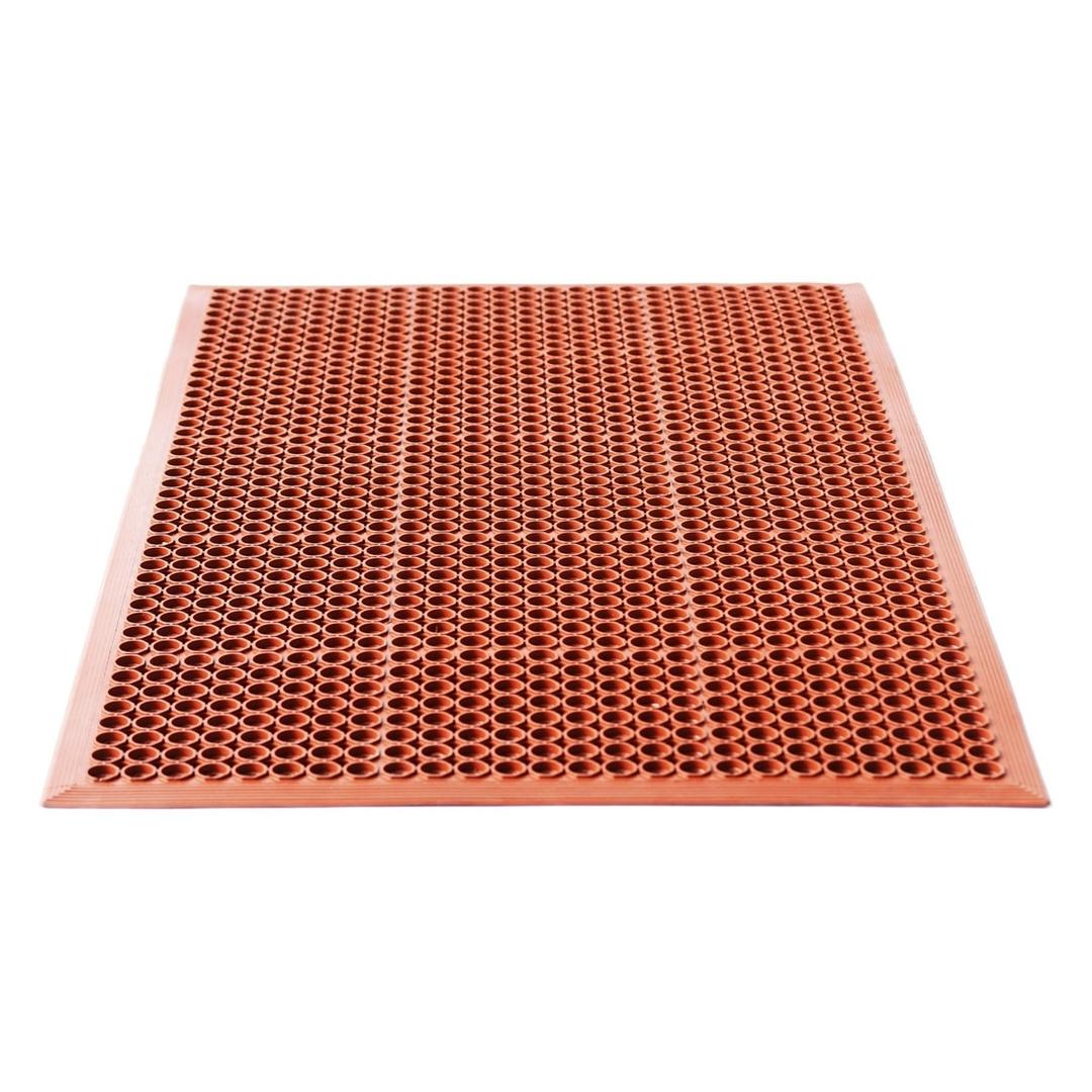 Résistant aux graisses et aux huiles, 90 × 150 cm, rouge Caillebotis Yoga Grip Food MILTEX - Caillebotis miltex Yoga Grip Food rouge, résistant aux graisses