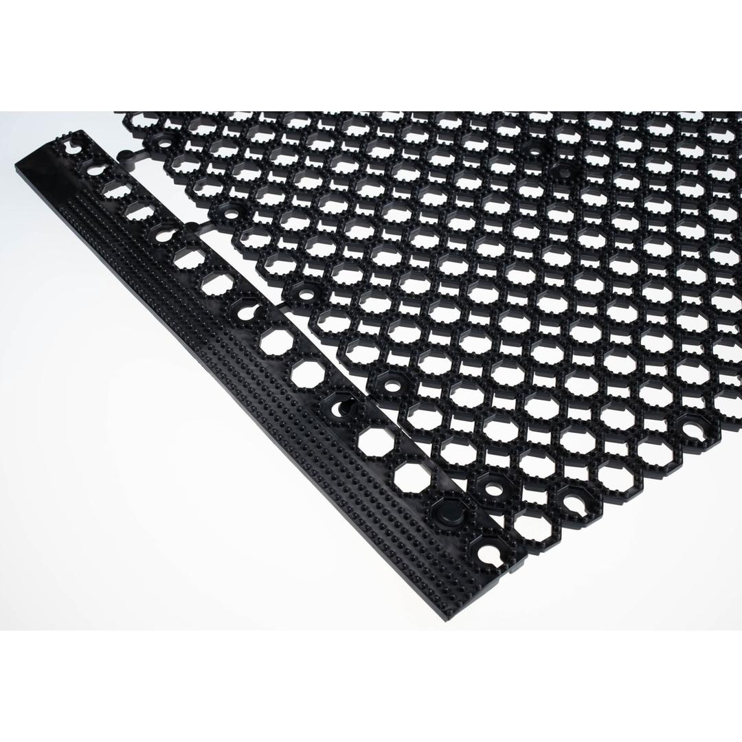Femelle, 50 cm, noire, lot de 4 Baguette de finition femelle Yoga Grip Ultra MILTEX - Baguette de finition femelle miltex Yoga Grip Ultra noire, détail