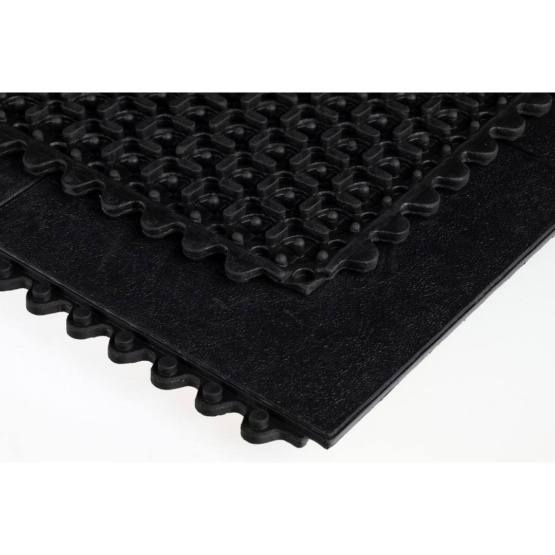 Caoutchouc naturel, surface fermée, 90 × 90 cm Dalle caoutchouc Yoga Solid Basic MILTEX - Dalles caoutchouc miltex Yoga Solid Basic assemblées, détail