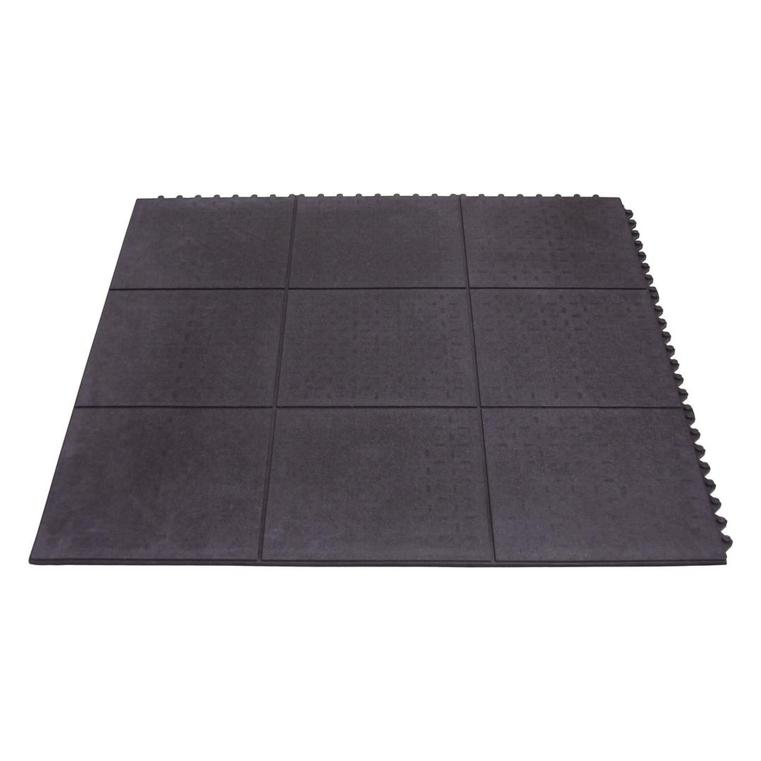 Nitrile résistant aux huiles, surface fermée, 90 × 90 cm Dalle caoutchouc Yoga Solid Oil MILTEX - Dalles caoutchouc miltex Yoga Solid Oil assemblées