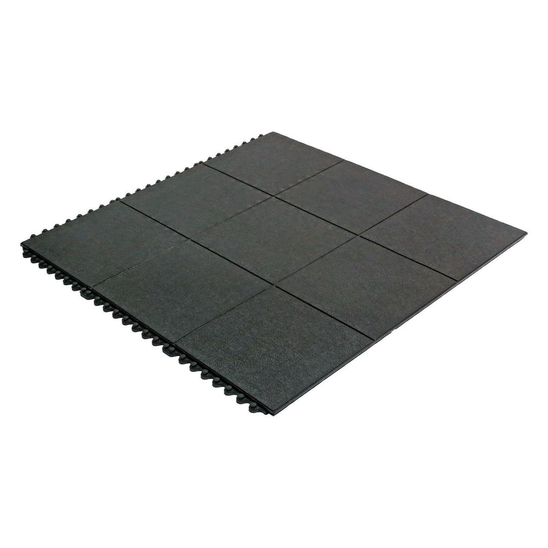 Nitrile résistant aux étincelles de soudure, 90 × 90 cm Dalle caoutchouc Yoga Solid Spark MILTEX - Dalles caoutchouc miltex Yoga Solid Spark assemblées