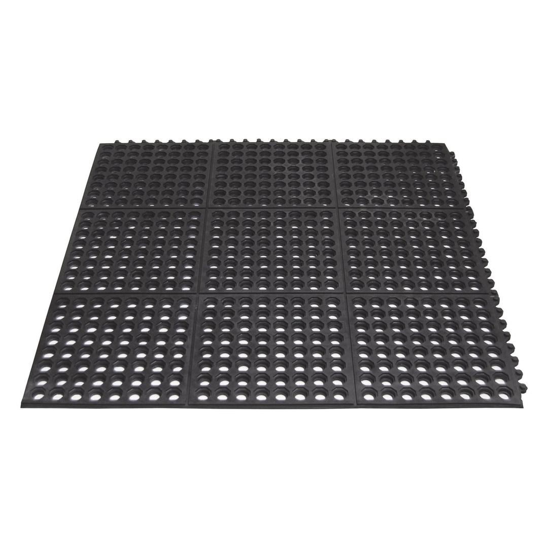 Nitrile ajouré résistant aux huiles, 90 × 90 cm Dalle caoutchouc Yoga Octa Oil MILTEX - Dalles caoutchouc miltex Yoga Octa Oil assemblées