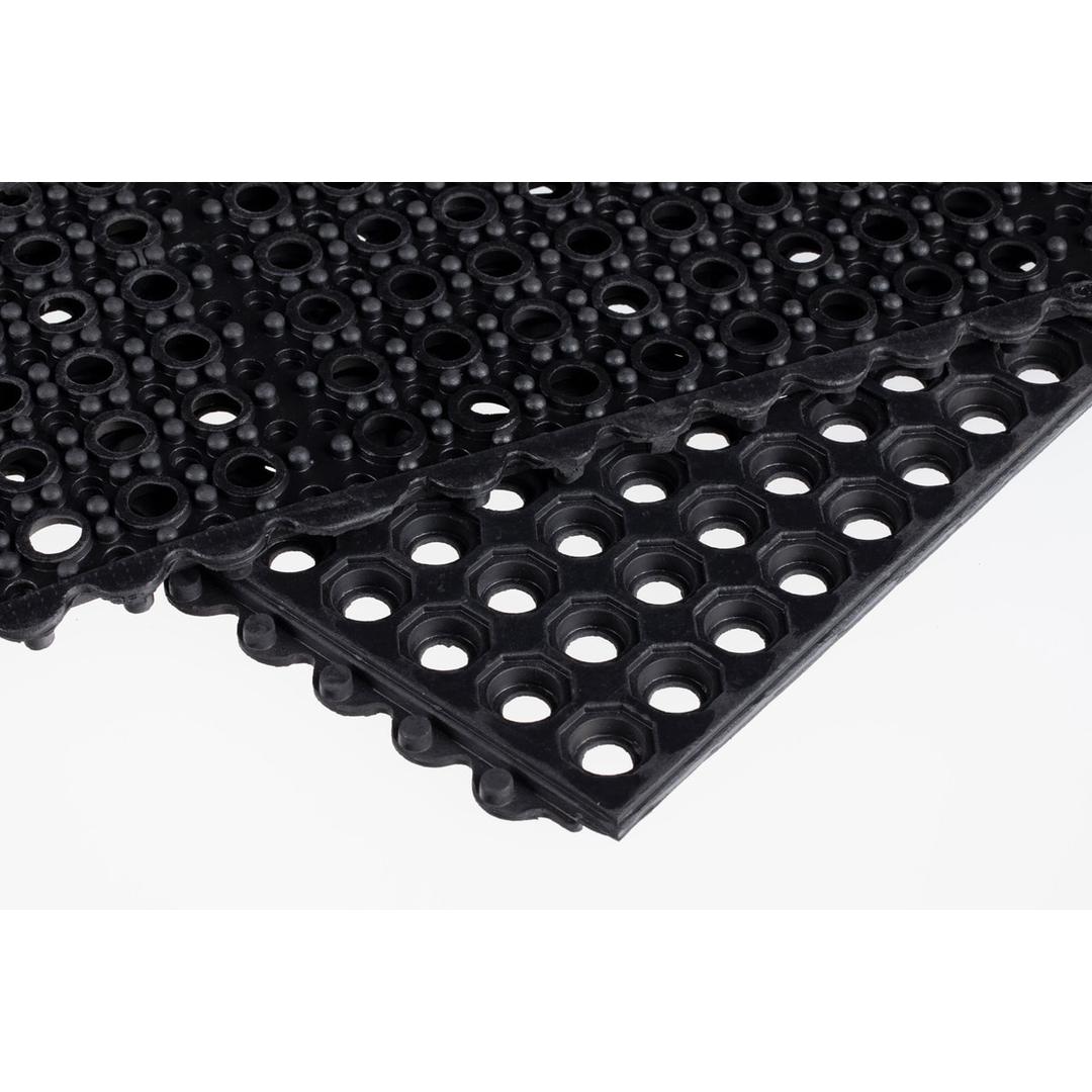 Nitrile ajouré résistant aux huiles, 90 × 90 cm Dalle caoutchouc Yoga Octa Oil MILTEX - Dalles caoutchouc miltex Yoga Octa Oil assemblées, détail