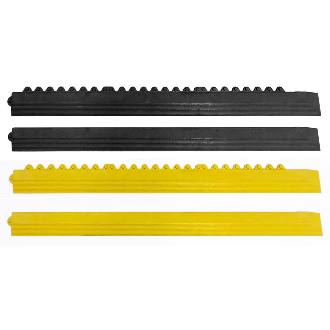 Femelle, coin moulé, 97 × 7 cm, noire Bordure femelle Yoga Solid et Octa Basic MILTEX - Bordures miltex mâles et femelles, noires et jaunes