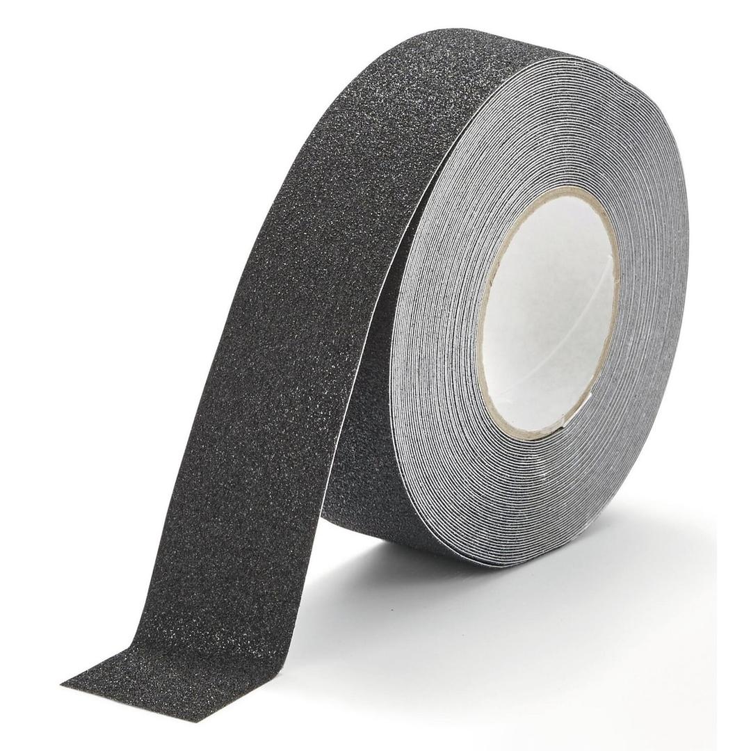 Grain fin, 50 mm × 15 m, noir Bande antidérapante DURALINE GRIP DURABLE - Rouleau de bande antidérapante DURABLE DURALINE GRIP noir, 50 mm