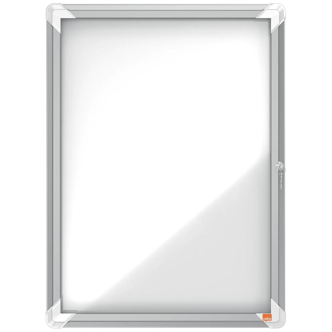 Extérieure, fond magnétique, 4 x A4 Vitrine d'affichage Premium Plus NOBO - Vitrine d'affichage d'extérieur nobo Premium Plus 4 x A4, packshot