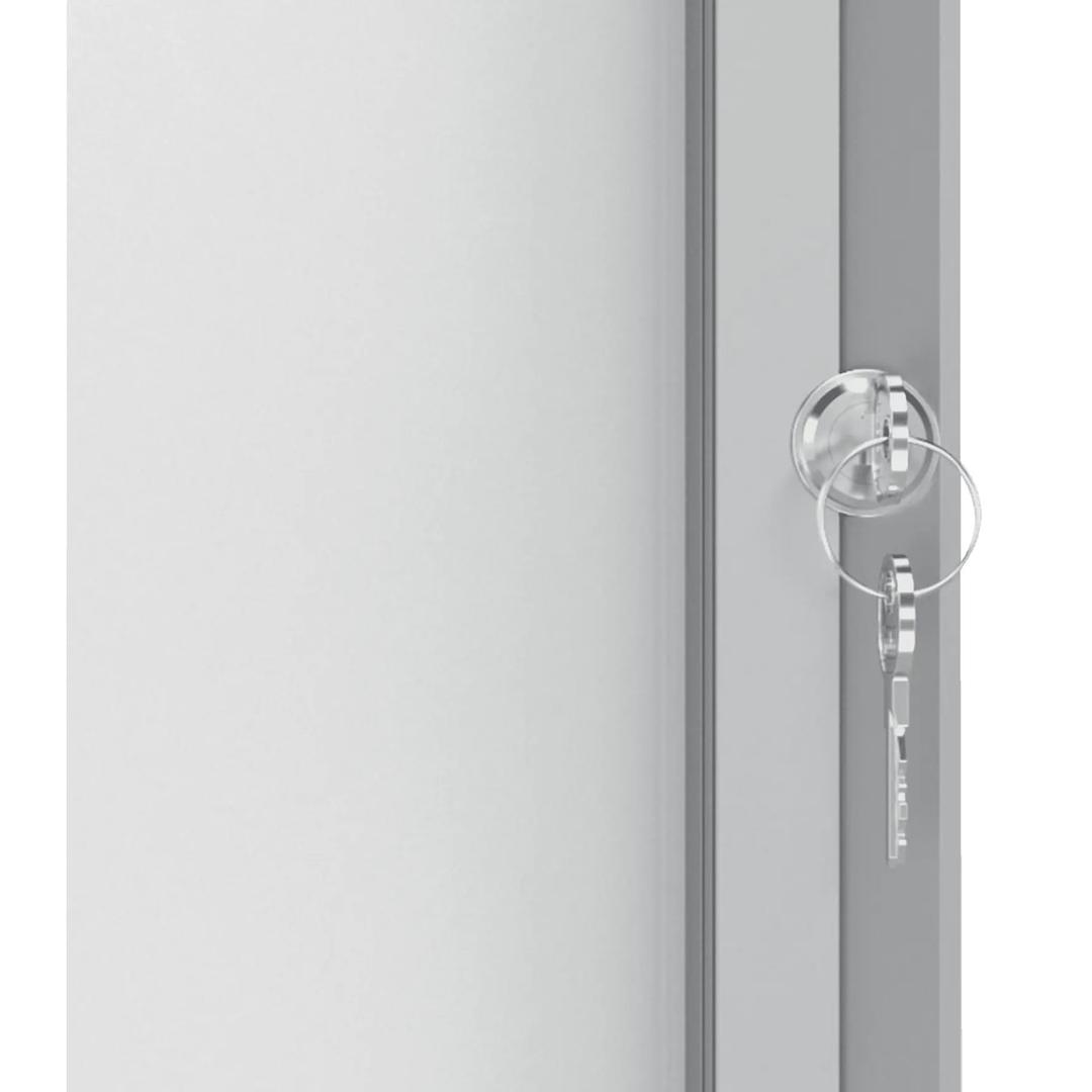 Extérieure, fond magnétique, 4 x A4 Vitrine d'affichage Premium Plus NOBO - Vitrine d'affichage d'extérieur nobo Premium Plus 4 x A4, serrure et clés