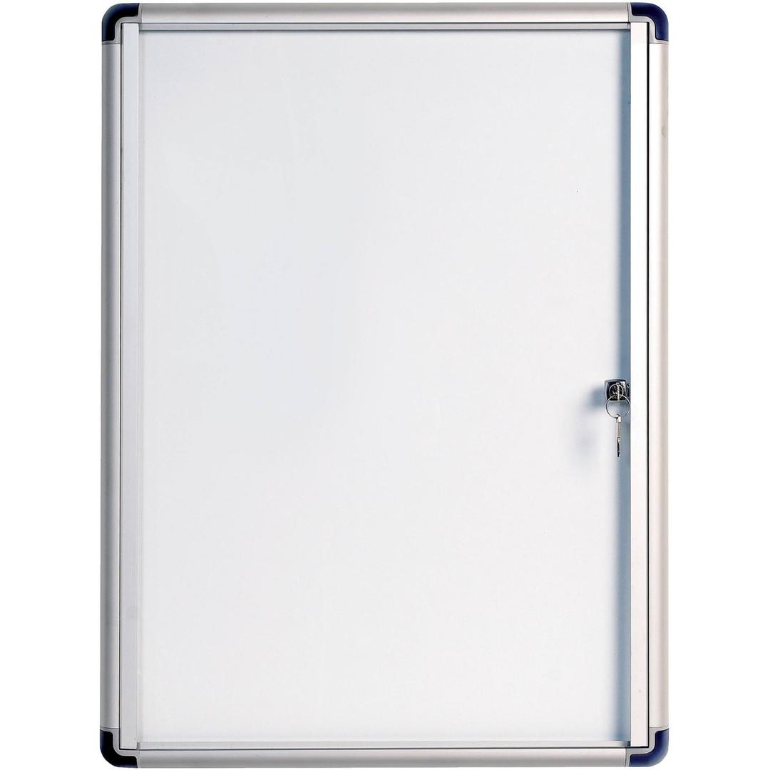 Intérieure, fond magnétique, 1 x A4 Vitrine d'affichage Enclore Budget BI-OFFICE - Vitrine d'affichage d'intérieur Bi-Office Enclore Budget, porte fermée à clé