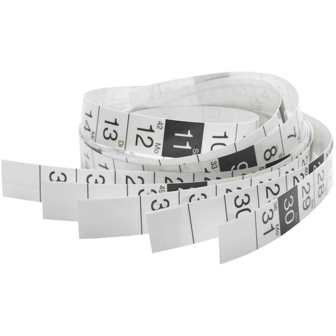 Pour planning annuel CC 1241012S de 92 x 62,5 cm, impression en allemand Bandes calendrier autocollantes 2027 MAGNETOPLAN - Bandes calendrier autocollantes magnetoplan pour planning annuel