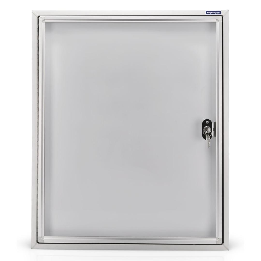 Extérieure, fond magnétique, 4 x A4 Vitrine d'affichage CC MAGNETOPLAN - Vitrine d'affichage d'extérieur magnetoplan CC 4 x A4, vue de face