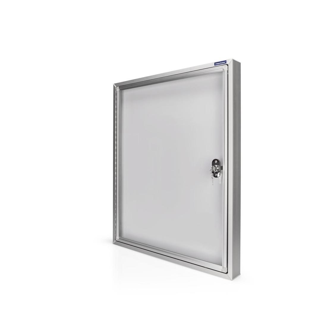 Extérieure, fond magnétique, 4 x A4 Vitrine d'affichage CC MAGNETOPLAN - Vitrine d'affichage d'extérieur magnetoplan CC 4 x A4, vue de profil