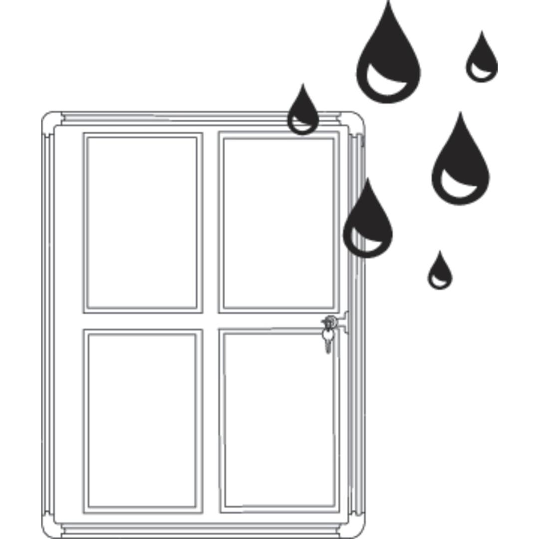Extérieure, fond magnétique, 4 x A4 Vitrine d'affichage CC MAGNETOPLAN - Vitrine d'affichage d'extérieur magnetoplan CC 4 x A4, schéma, résistante aux intempéries